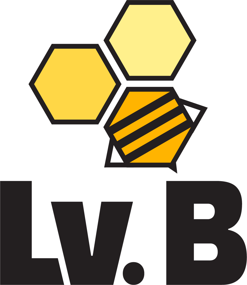 Lv.B stacked logo